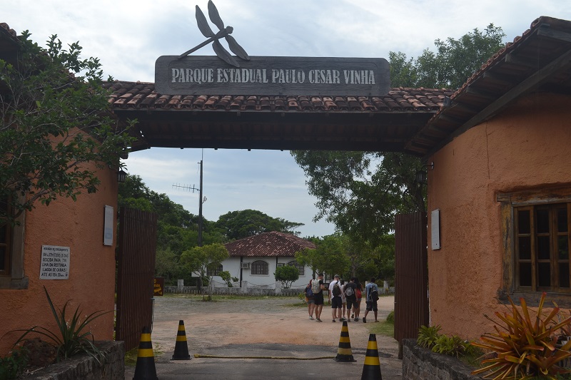entrada-do-parque-estadual-paulo-cesar-vinha-guarapari-es