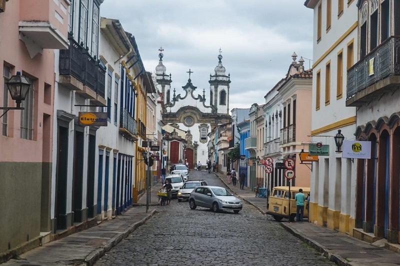 São João Del Rei - MG Casarios Centro Histórico Cidade Histórica